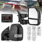 Pair of Power Towing Side Mirrors for Ford F250 F350 (2017–2019)