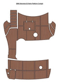 EVA Pads for Astondoa 52 Swim Platform Cockpit (2006) - Teak Faux Flooring Mat