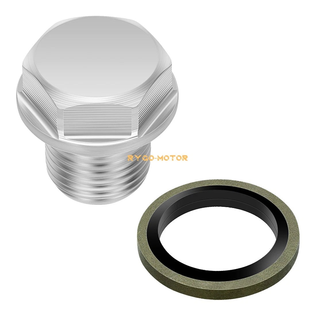 Oil Drain Plug & Gasket for Suzuki GSXR 600 750 1000 Hayabusa (2001–2023)