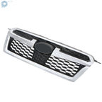 Chrome and Black Front Upper Bumper Grille Assembly for Subaru Legacy (2013–2014)