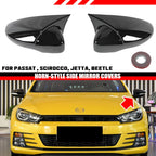Wing Side Rearview Mirror Cover Cap for Passat, CC, EOS, Beetle (2010–2015)