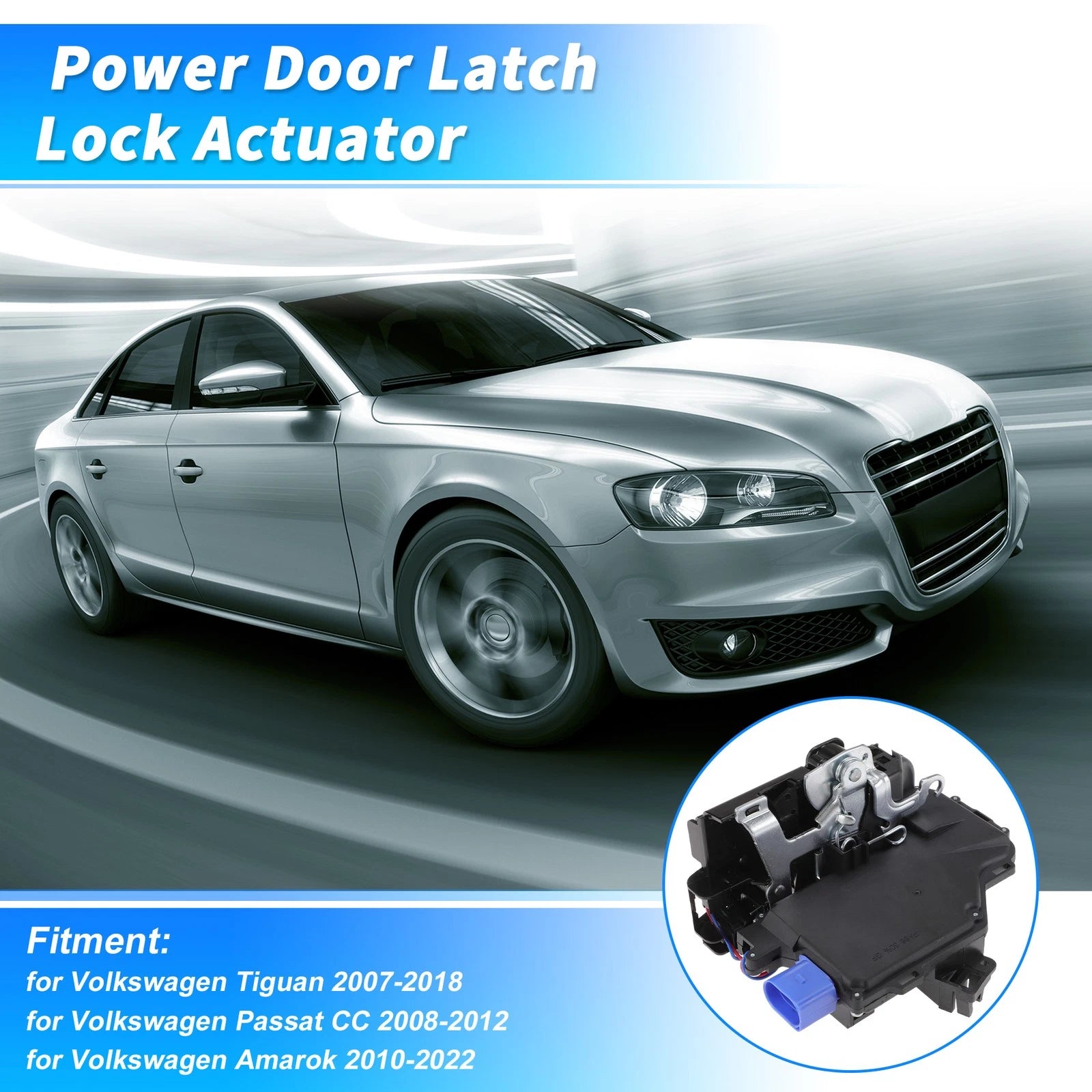 5ND839015A Rear Left Power Door Lock Actuator for Volkswagen Tiguan (2007–2018)