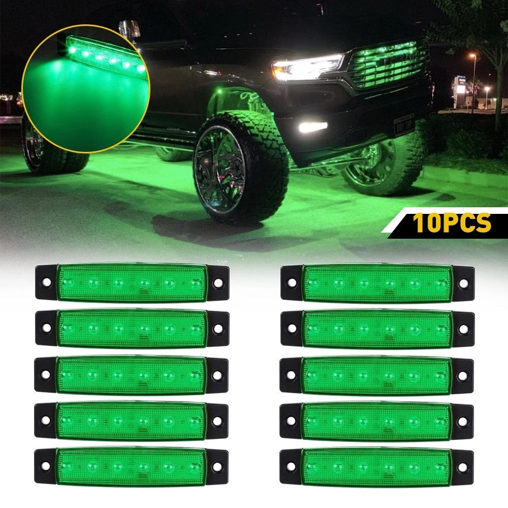 LED Strip Rock Lights for Jeep (Offroad Truck Boat UTV) (Green)