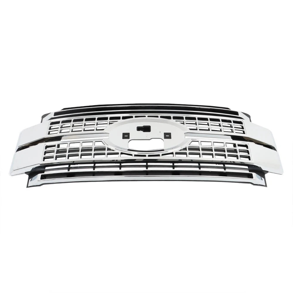 Front Upper Grille Replacement Set for Ford F-250 F-350 F-450 (2017–2019)