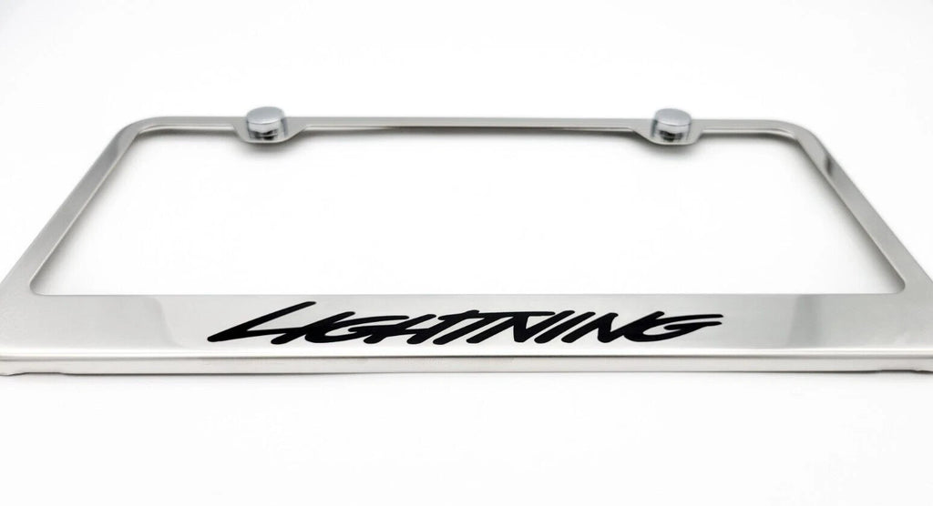 Chrome Stainless License Plate Frame for Ford F-150 Lightning (2022–2024)
