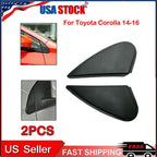 2X Side Mirror Corner Triangle Cover Trim for Toyota Corolla (2014–2016)