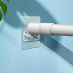 Set of 8 Fan Shaped Tension Rod Holders for Curtain Rods up to 4cm
