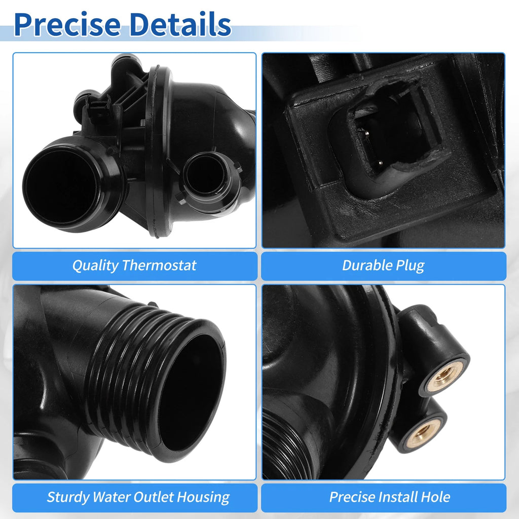 Engine Coolant Thermostat Housing Assembly No. 11537552403 for BMW 3-Series (2006–2013)