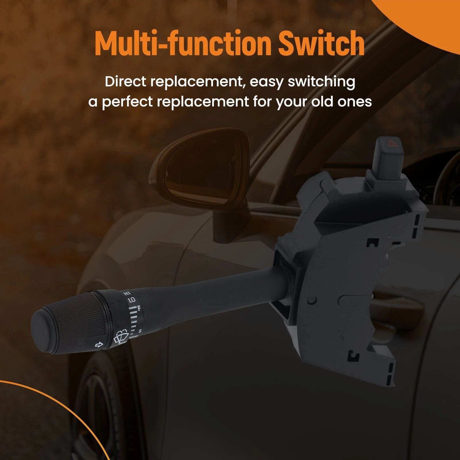 Control Turn Signal Wiper Switch Lever for Ford Mustang Coupe (1994–1998) 2330839
