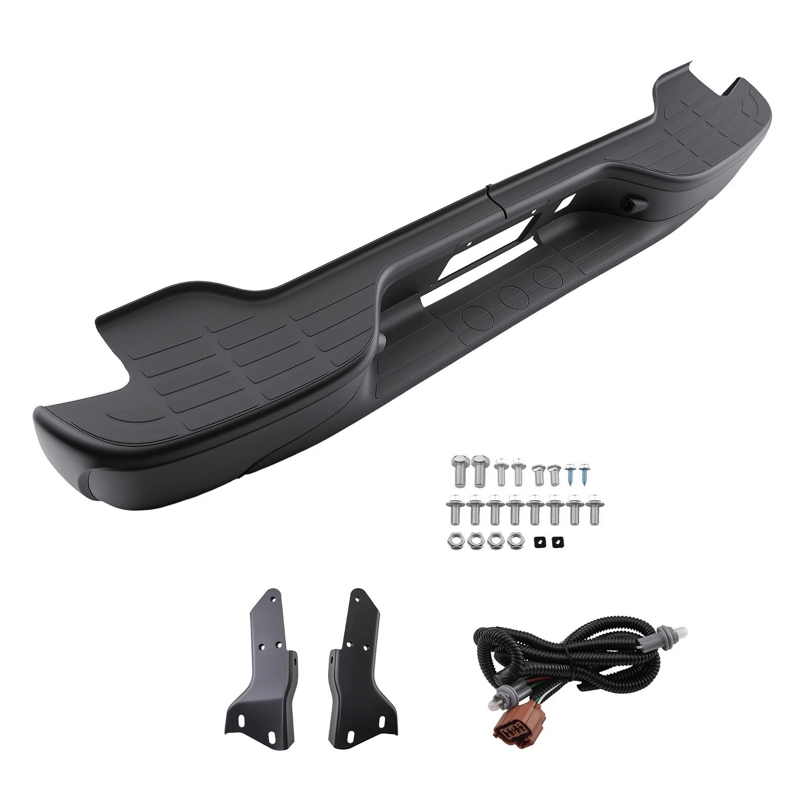 Black Rear Bumper for GMC Yukon XL 1500/2500 (2000–2006) GM1101115 Steel