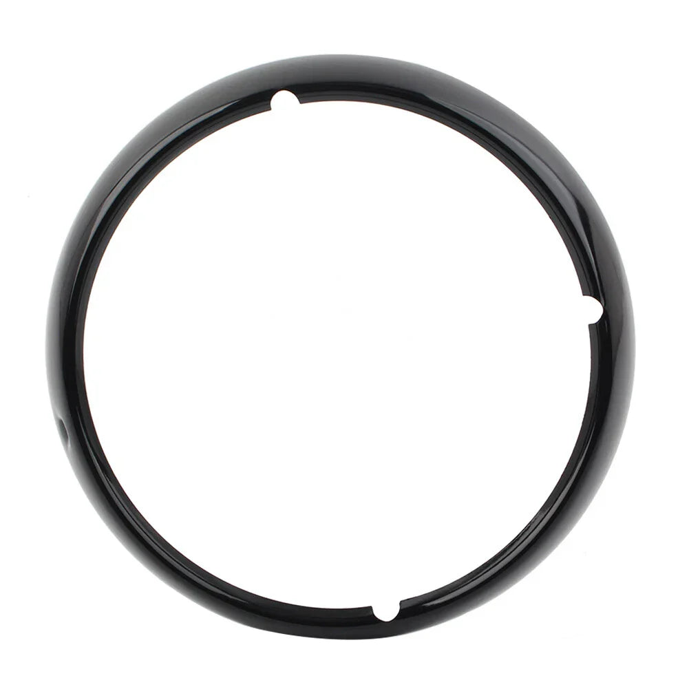 7" Headlight Trim Ring Visor Light Cover for Harley Touring Electra Street Glide (2009-2023)
