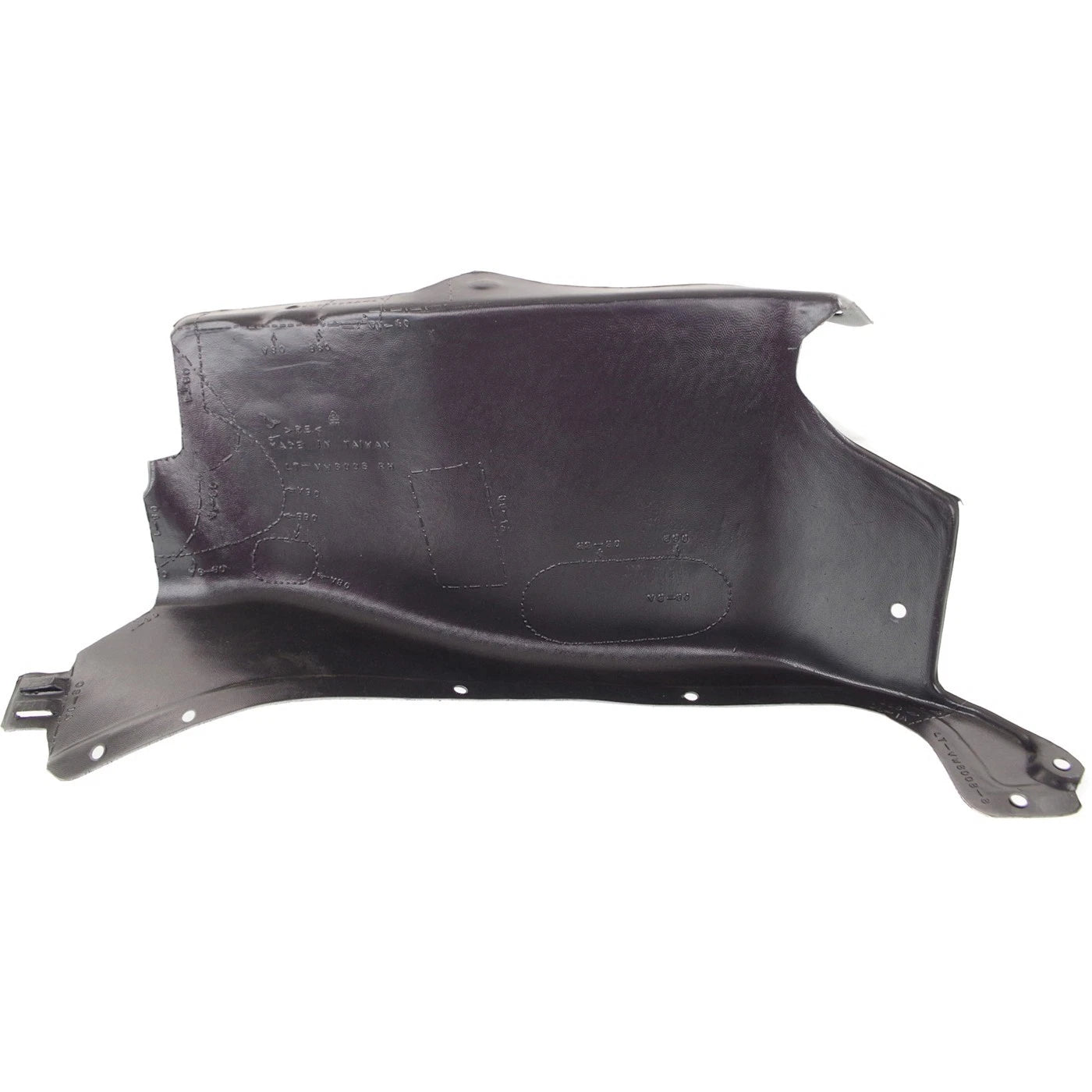 Set of 2 Engine Splash Shields for Volkswagen Beetle (1998–2006)