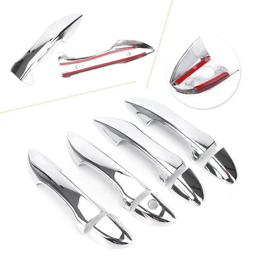 8x Chrome Door Handle Covers for Toyota Corolla (2014-2018)