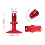 2 Pcs Oil Dipstick Pull Handle for Ford Mustang GT V8 GT500 (2015–2023) Red Aluminum