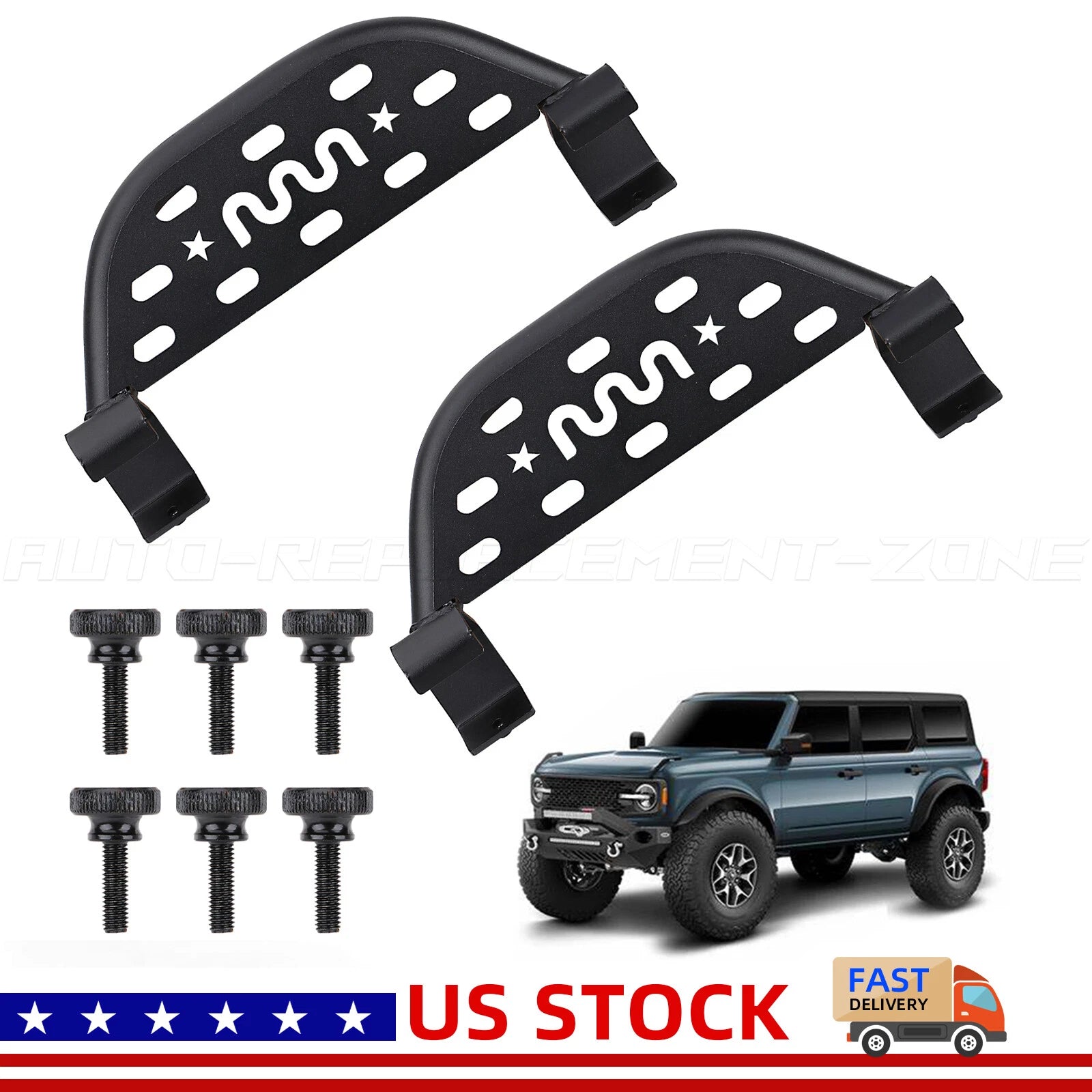 Set of 2 Running Boards for Ford Bronco (2021–2023)