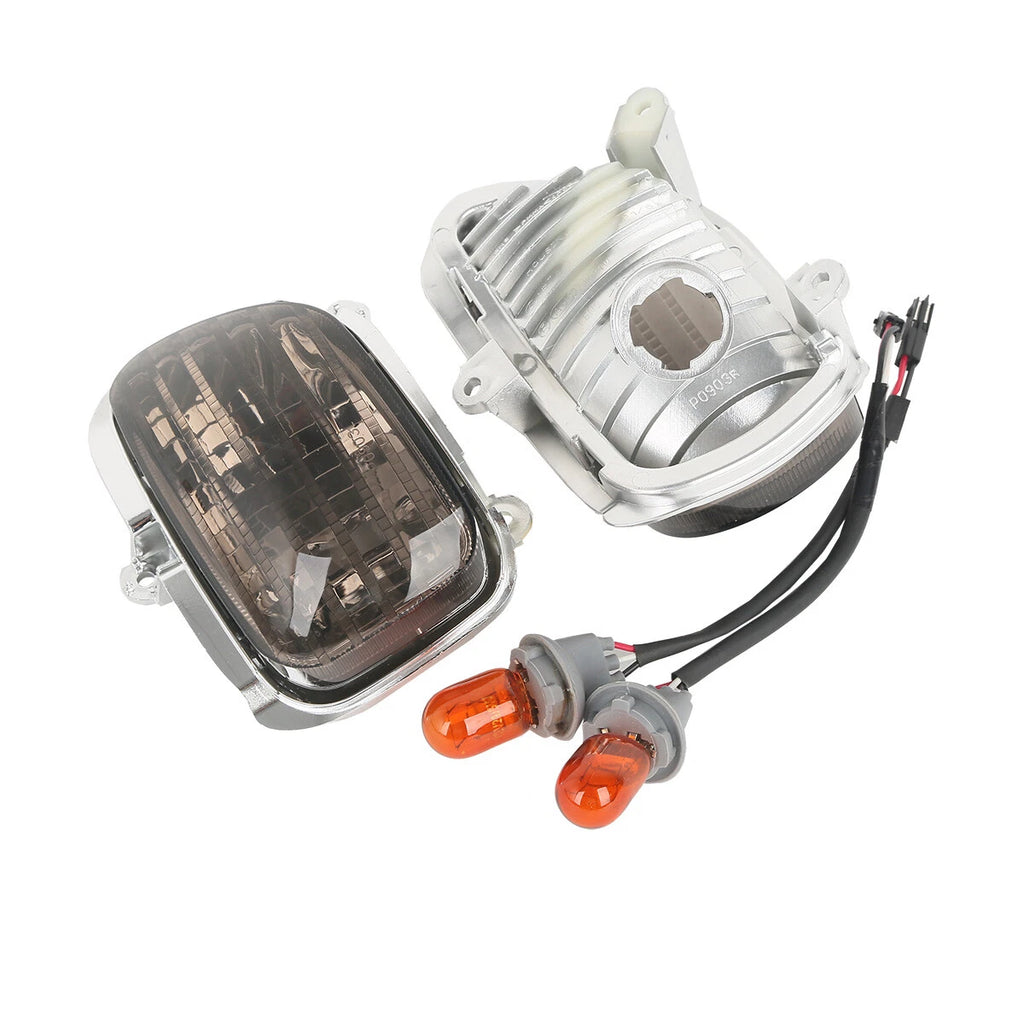 Smoke Front Side Turn Signal Lights for Honda Goldwing GL1800 (2001–2017)