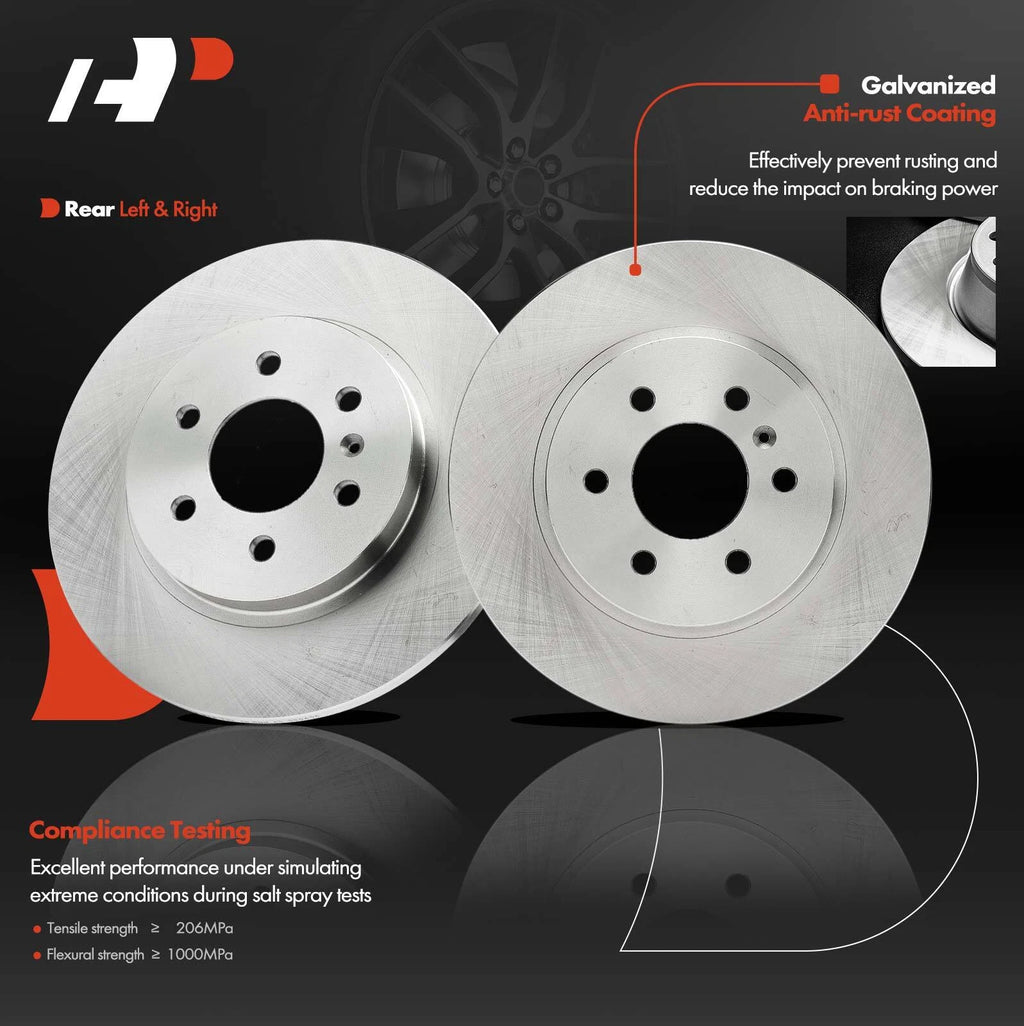 Rear Disc Brake Rotors for Chevrolet Uplander (2006–2009)