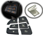 Steering Wheel Button Trim Set for Mercedes Benz GLC C Class W205 (2015-2018)