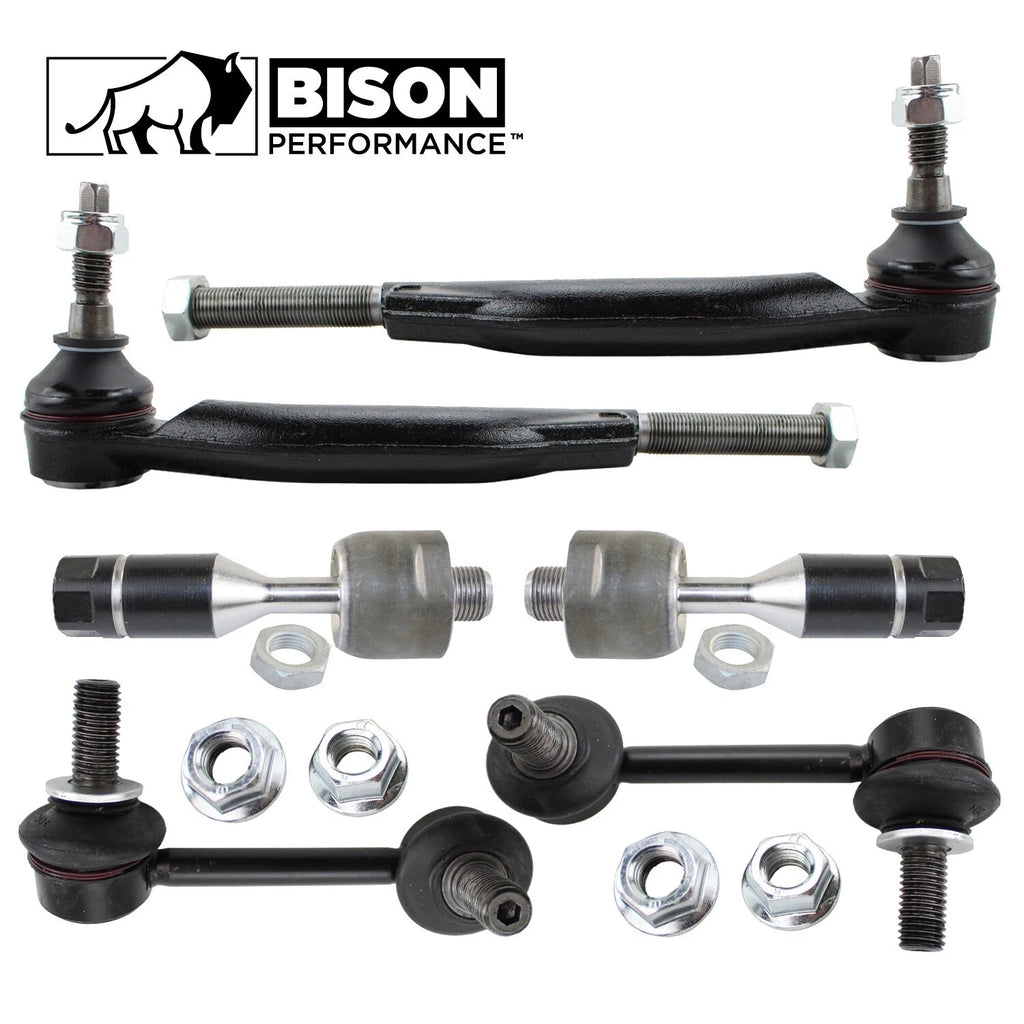 6pc Front Sway Bar Link Tie Rod Kit for Buick Chevy GMC Saab