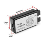 Logic Analyzer Device USB Interface 24MHz for UART IIC SPI