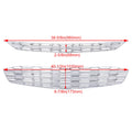 Chrome Grille Overlay Inserts for Chevy Malibu (2016–2018)
