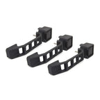 3 x Exterior Outer Door Handles for Jeep Wrangler JK JKU (2007-2017) Black