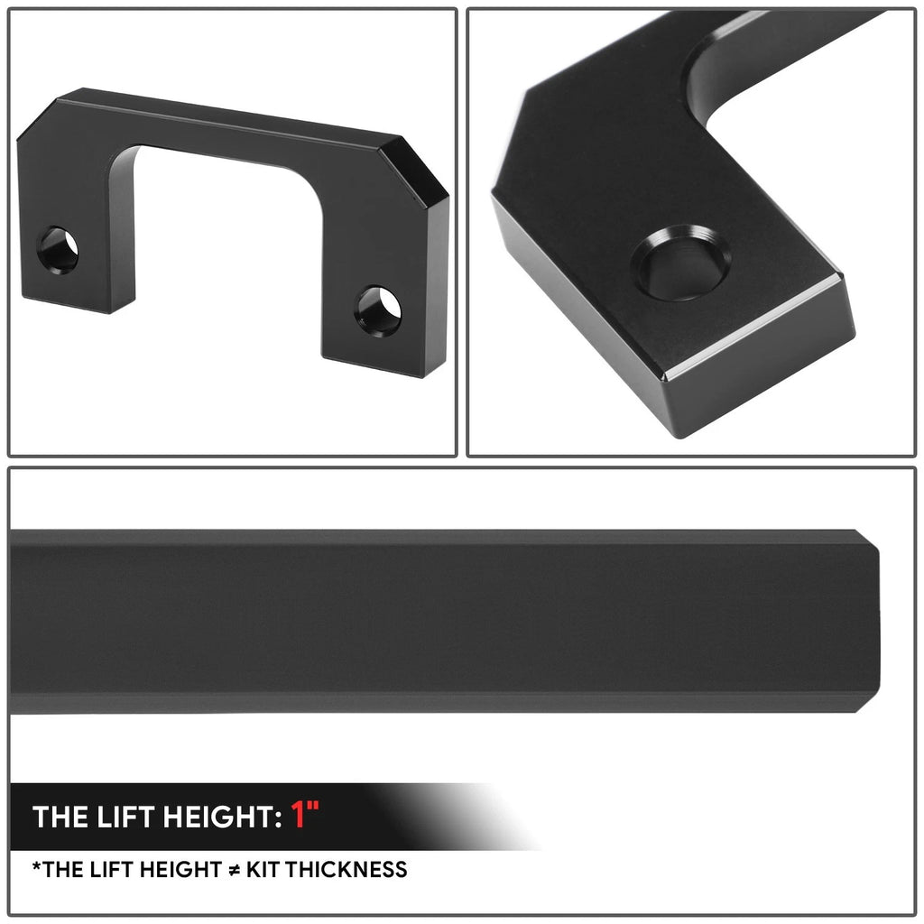 1" Aluminum Front Low Mount Strut Lift Kit Spacers for Silverado Sierra (2007–2022)