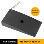 6 Degree Rear Suspension Leaf Spring Shim for Jeep CJ (1976–1986)