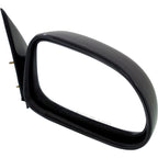 Set of 2 Manual Mirrors for Dodge Dakota (1997–2004) Textured Black