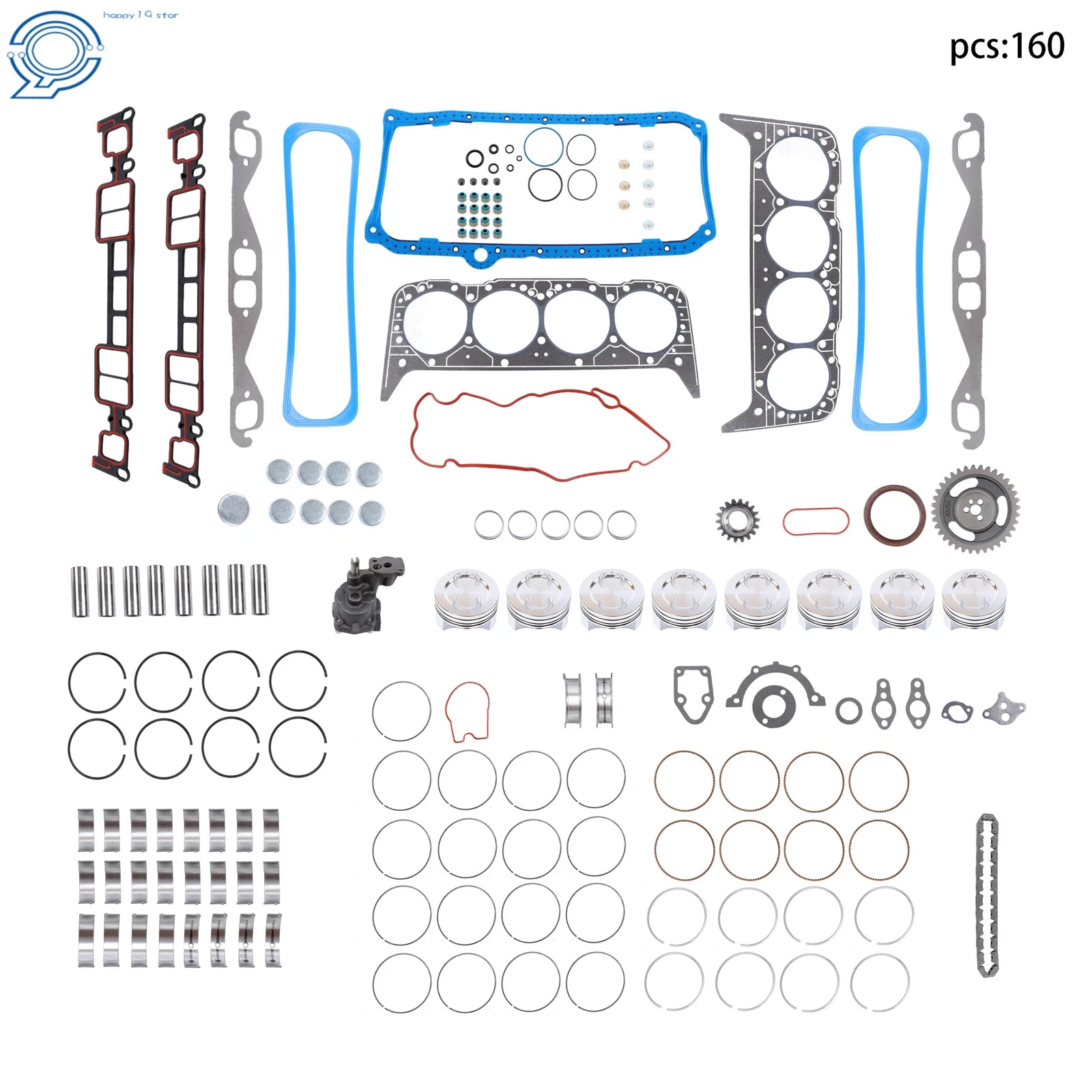 Engine Rebuild Kit for Cadillac Chevrolet C1500 5.7L V8 (1996–2002)