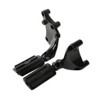 Footpegs with Mount Brackets for Harley Sportster XL 883 1200 (2014–2022) Black