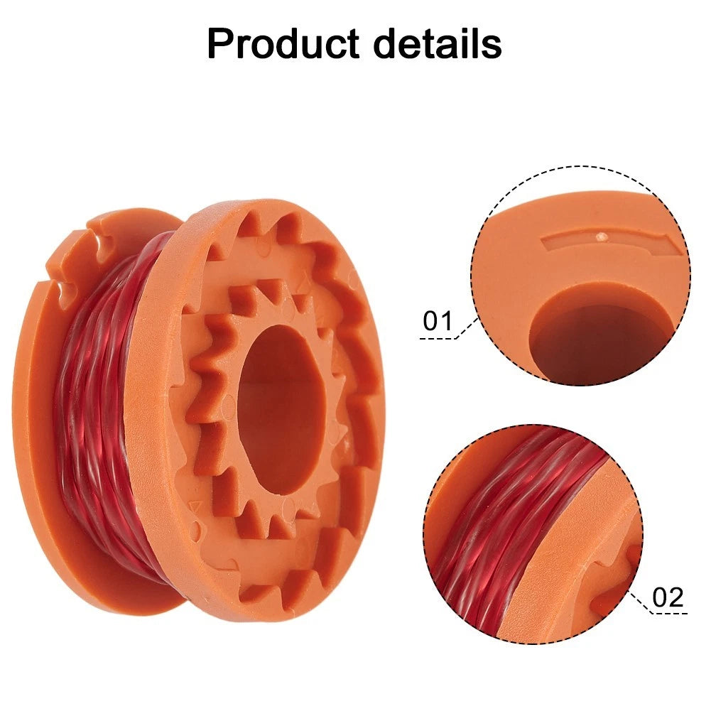 8PCS Trimmer Spool Line for WG163 WG155 WG175 WG151 (Year Not Specified)