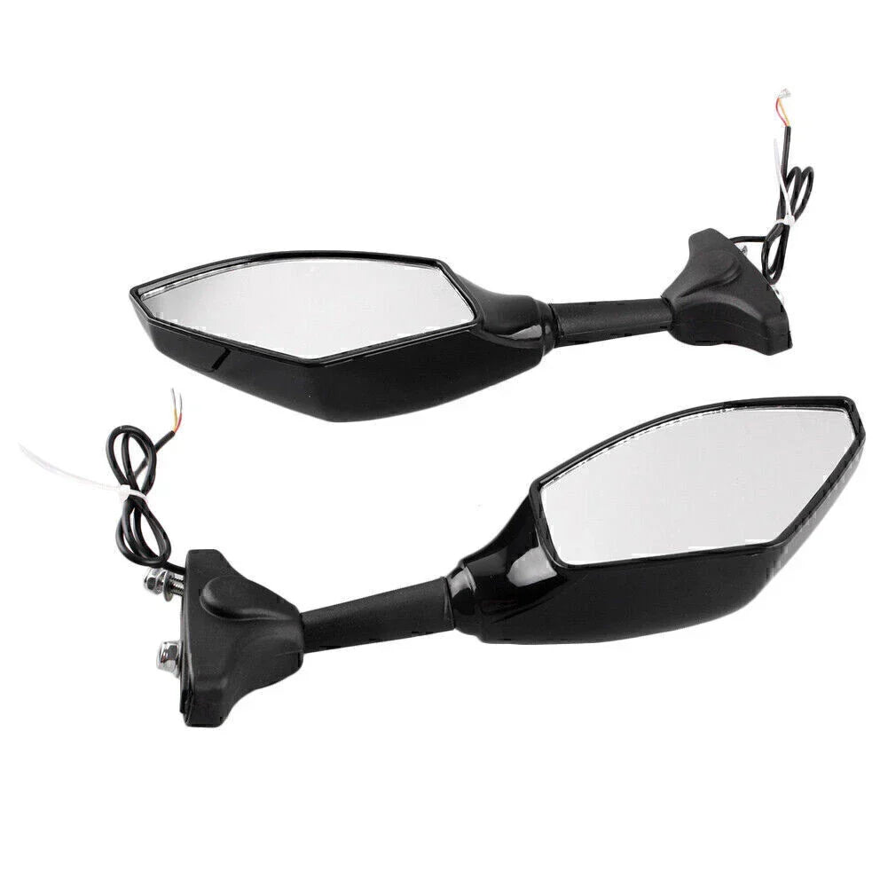 LED Rear Wing Mirrors for Universal Street Bikes