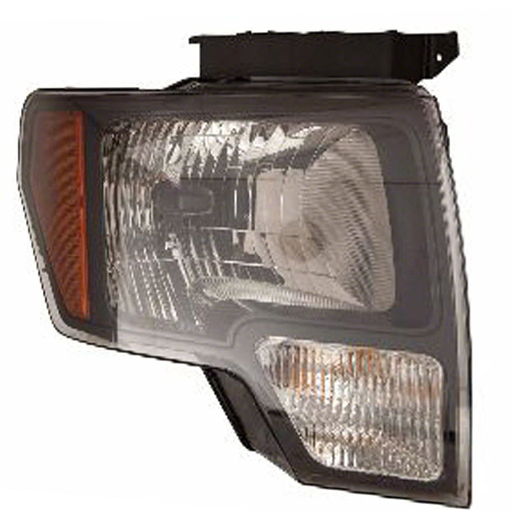 Head Light Assembly Replacement Passenger Side Black for Audi A4 (2019–2024)