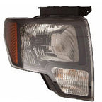 Head Light Assembly Replacement Passenger Side Black for Audi A4 (2019–2024)