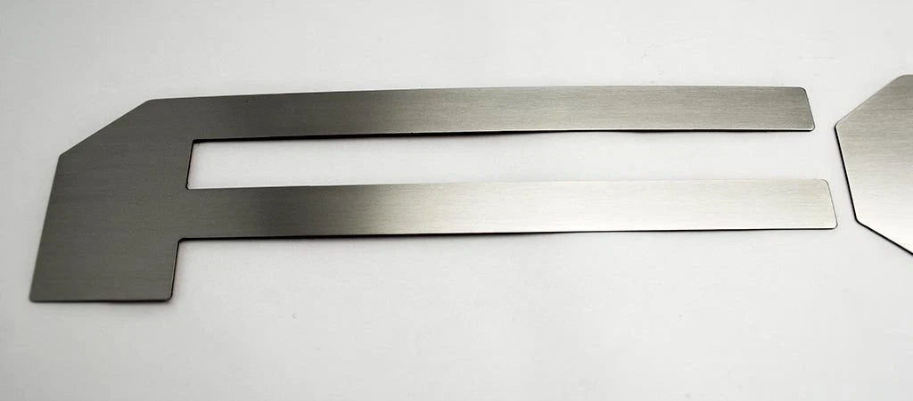 Tailgate Letter Inserts Replacement for 2017 2018 Ford F150 Raptor (Brushed Stainless)