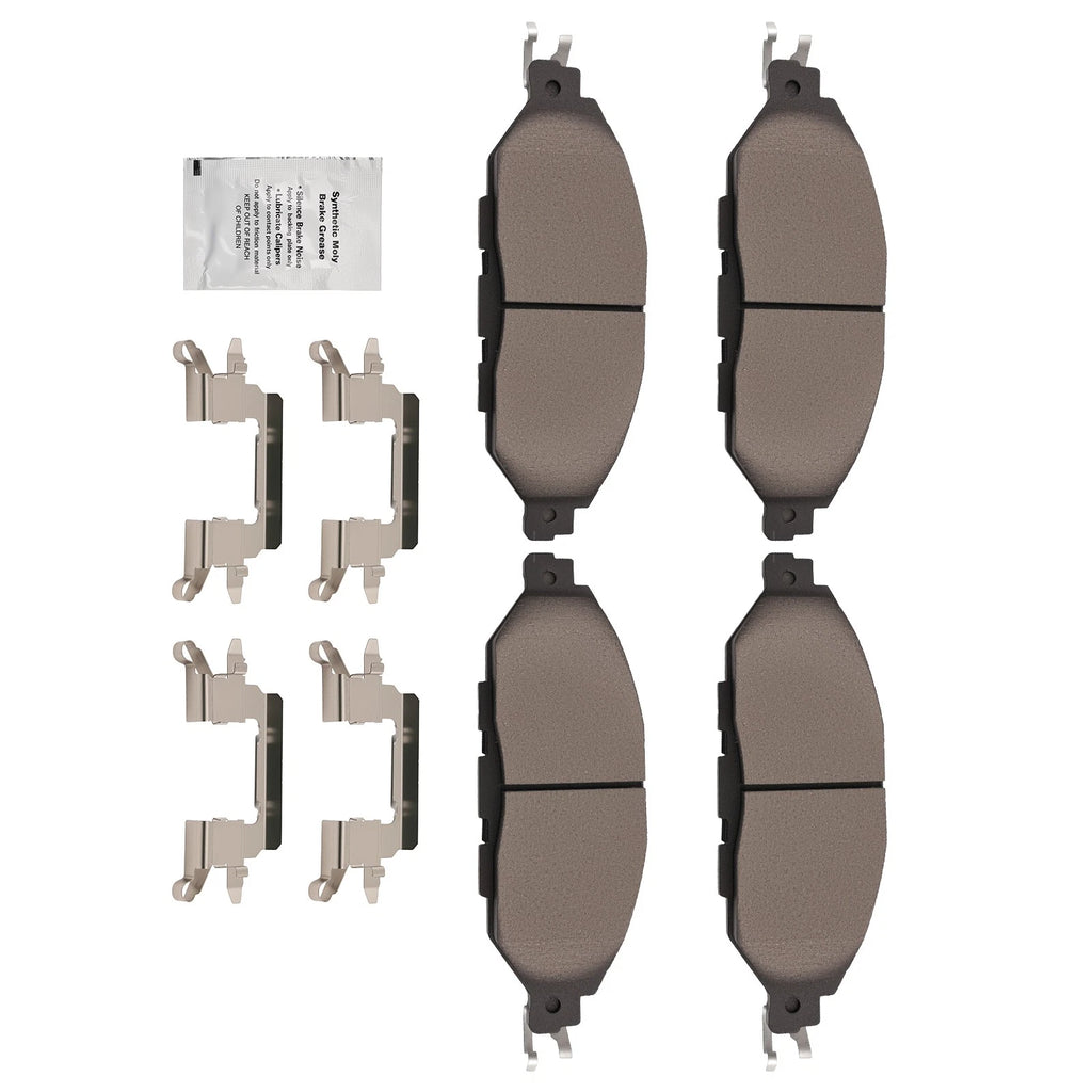 Set of 4 Front Brake Pads for Nissan Pathfinder (2013–2020), Murano (2015–2024) D1649