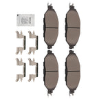 Set of 4 Front Brake Pads for Nissan Pathfinder (2013–2020), Murano (2015–2024) D1649
