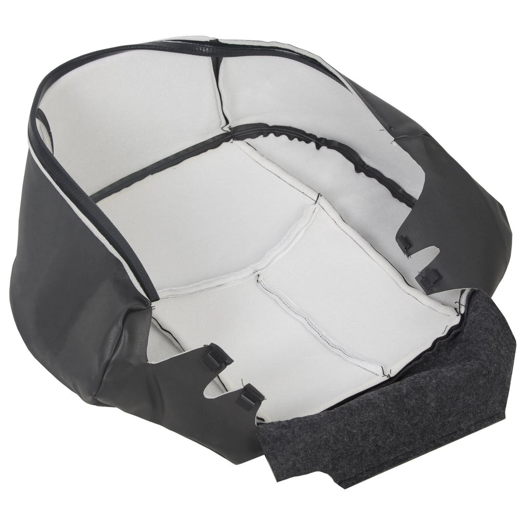 Driver Bottom Seat Cover for Chevy Silverado 1500 2500 HD (2003-2007) Dark Gray