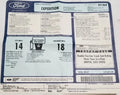 Window Sticker for Ford Expedition V8 5.4L (2004)