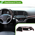Dashboard Cover for Suzuki WagonR MH35S/MH55S (2013–2021) Black Red Anti-Slip