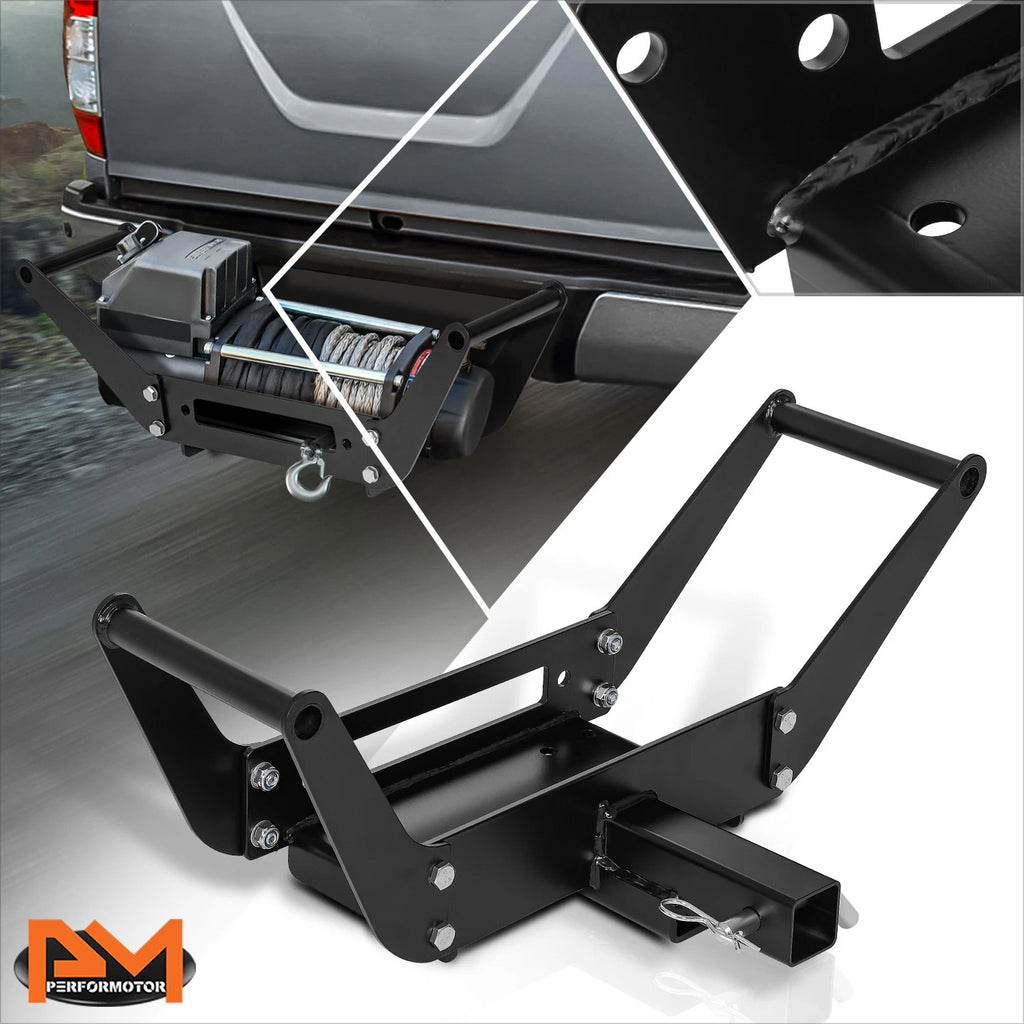 Trailer Tow Hitch Winch Mount Kit for 2" Receiver (Universal)