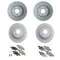 Zimmerman Disc Brake Rotors & Akebono Euro Pads Kit for W212 E350 E400 (2010–2016)
