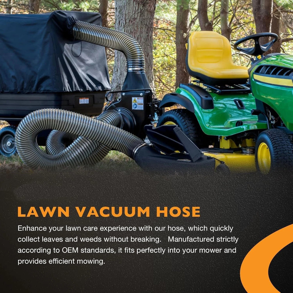 6' 8" Leaf Vac Vacuum Grass Catcher Flex Hose for DR Agri Fab Trac Vac