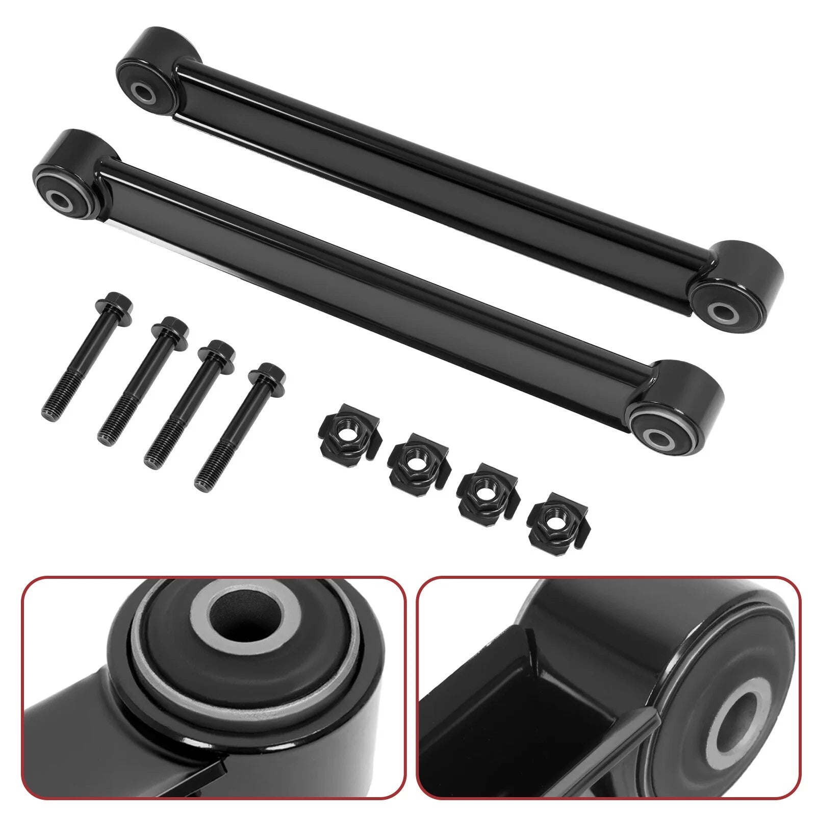 Pair Rear Lower Trailing Control Arm Kit for Ford Expedition (1997–2002)