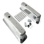 Aluminum Tall Finned Black Valve Covers for SBC 5.0L 5.7L (1987–1997)