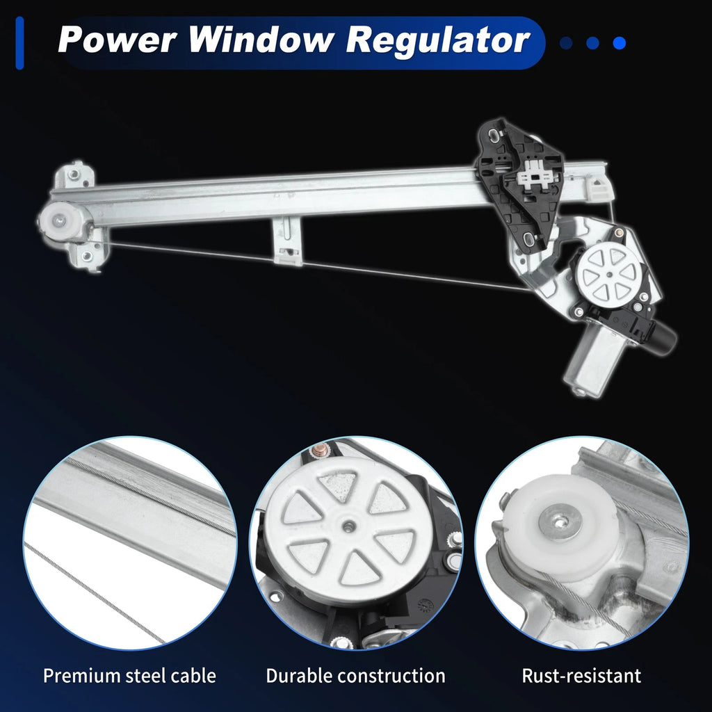 Front Left Power Window Regulator w/ Motor for Honda Fit (2009–2013) No. 72250-TF0-G01