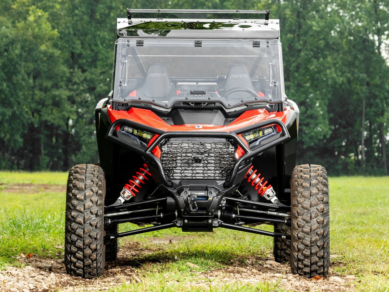 SuperATV Polycarbonate Flip Windshield for Polaris RZR XP (2024+)