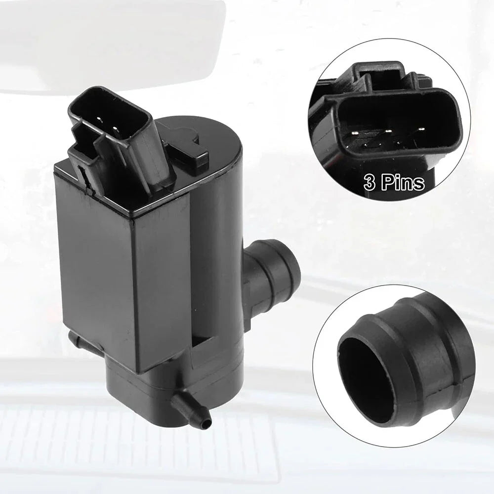 Windshield Washer Pump With Rubber Grommet for Toyota Corolla/Lexus (2003–2023)