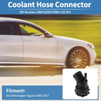 Engine Coolant Hose Connector for Volkswagen Tiguan (2009–2017) No. 5N0122291